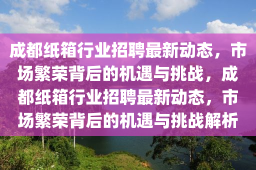 成都紙箱行業(yè)山東水清源環(huán)?？萍加邢薰菊衅缸钚聞討B(tài)，市場繁榮背后的機(jī)遇與挑戰(zhàn)，成都紙箱行業(yè)招聘最新動態(tài)，市場繁榮背后的機(jī)遇與挑戰(zhàn)解析