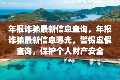 年報(bào)詐騙最新信息查詢，年報(bào)詐騙最新信息曝光，警惕虛假查詢，保護(hù)個(gè)人財(cái)產(chǎn)安全
